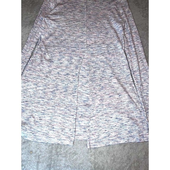 WE THE FREE Free People Ribbed Knit Turtle Neck Tunic Open Back Long Sz M - Picture 12 of 16